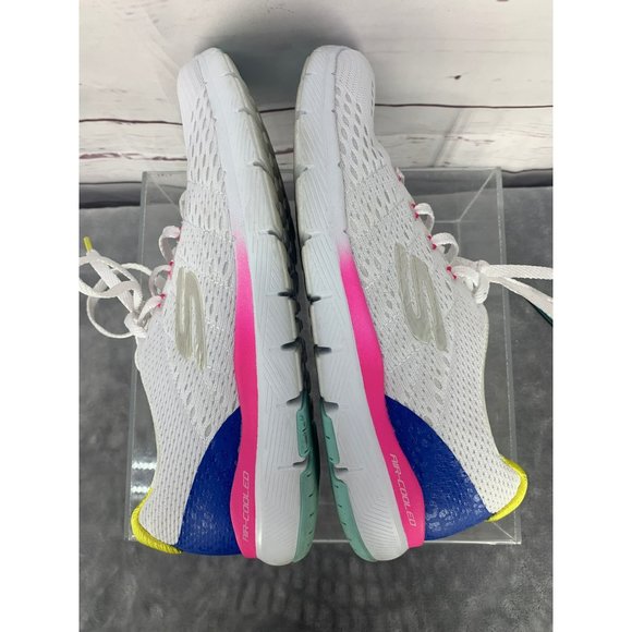 Skechers Air Cooled Memory‎ Foam Size 8 White Women's Sneakers - Picture 8 of 9